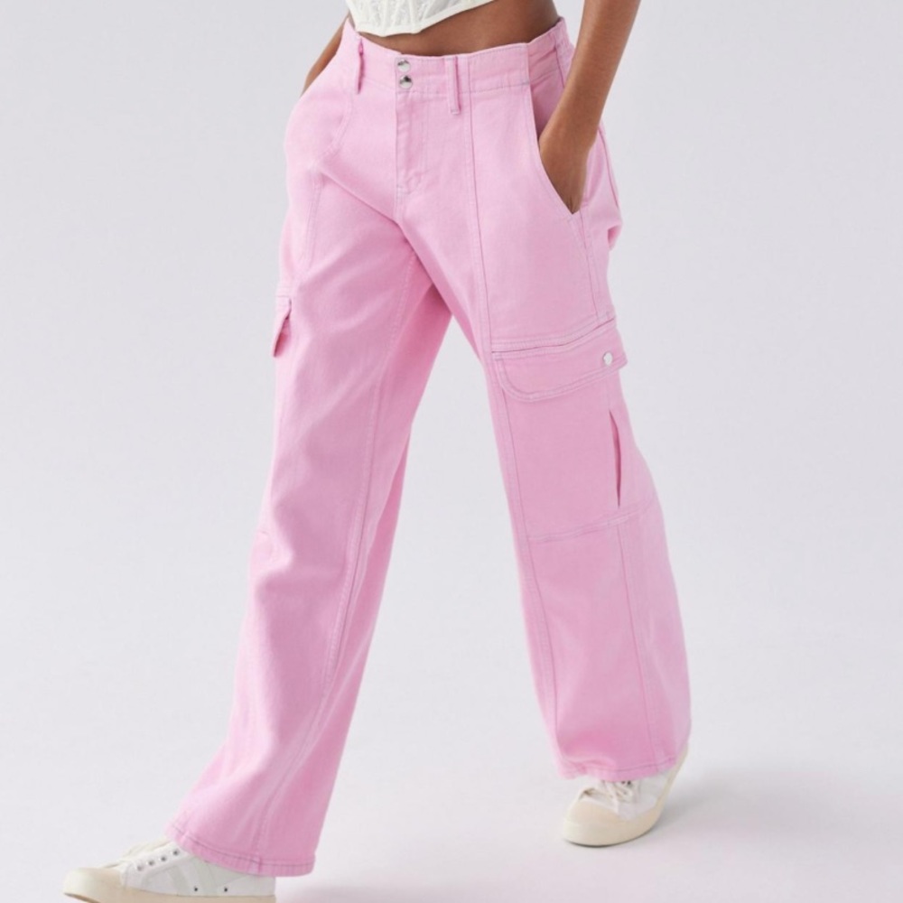 Urban Outfitters Pink Cargo Pants